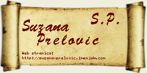 Suzana Prelović vizit kartica